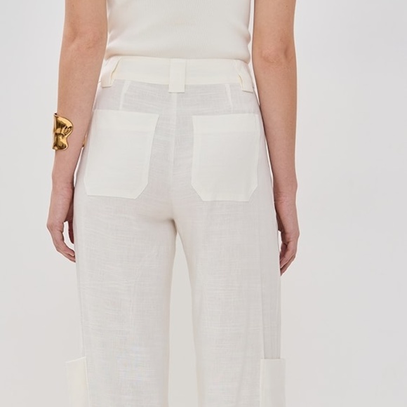 CULT GAIA WYNN PANT CARGO PANTS OFF WHITE - Picture 3 of 6